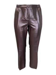 Marina Rinaldi Women's Brown Reale Straight Leg Pants NWT