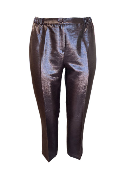 Marina Rinaldi Women's Brown Reale Straight Leg Pants NWT