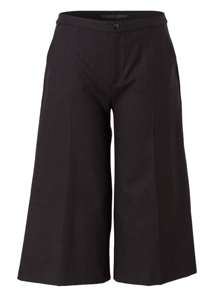 MARINA RINALDI Women's Dark Grey Reano Culottes $455 NWT