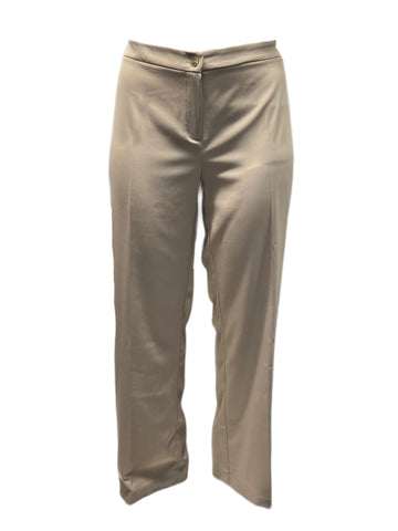 Marina Rinaldi Women's Beige Recco Straight Pants NWT