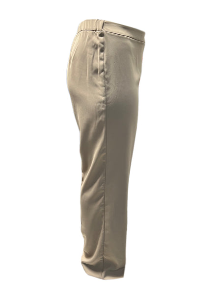 Marina Rinaldi Women's Beige Recco Straight Pants NWT