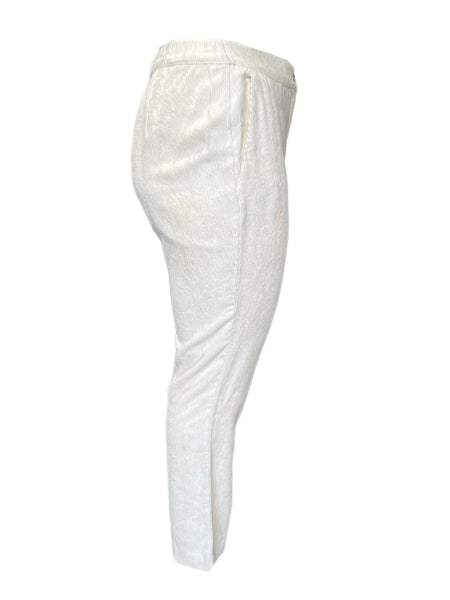 Marina Rinaldi Women's Ivory Recinto Viscose Pants NWT