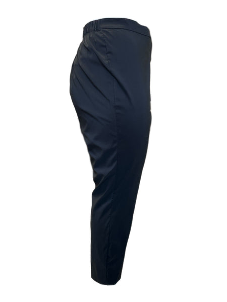 Marina Rinaldi Women's Black Recoaro Mid Rise Slim Pants Size 18W/27 NWT