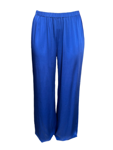 Marina Rinaldi Women's Blue Record Straight Leg Pants NWT