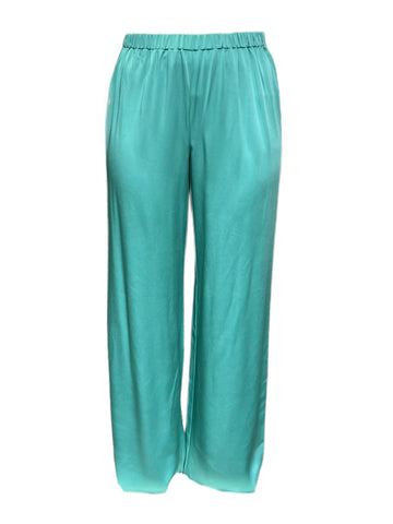 Marina Rinaldi Women's Blue Record Straight Pants NWT