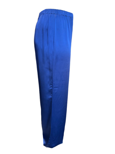 Marina Rinaldi Women's Blue Record Straight Leg Pants NWT