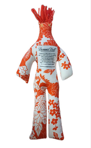 DAMMIT! DOLLS Red Stress Relief Squishy Classic Frolar Doll Gag Gift 12" NWT