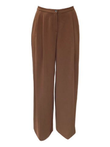 Marina Rinaldi Women's Brown Regalo Straight Leg Pants Size 12W/21 NWT