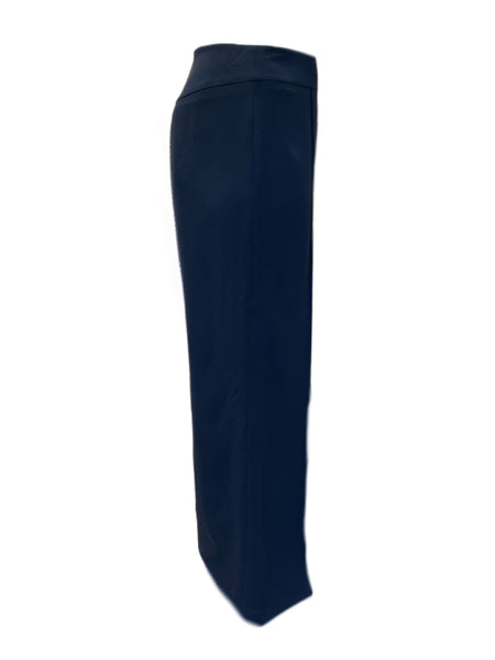 Marina Rinaldi Women's Navy Regalo Straight Pants NWT