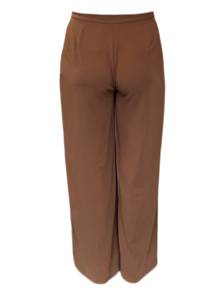 Marina Rinaldi Women's Brown Regalo Straight Leg Pants Size 12W/21 NWT
