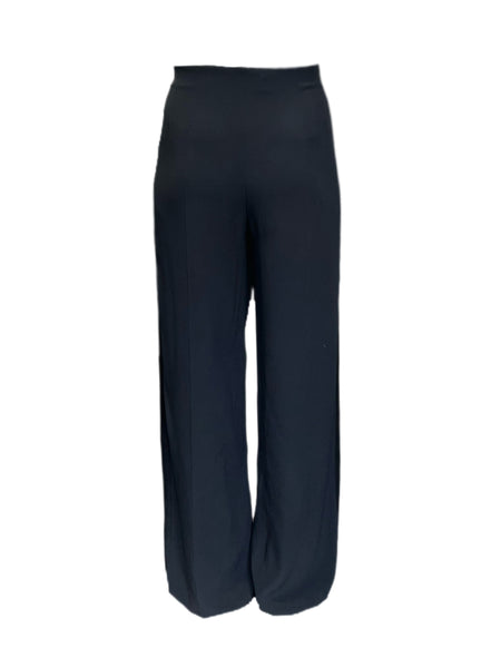 Marina Rinaldi Women's Black Reggia Straight High Rise Pants NWT