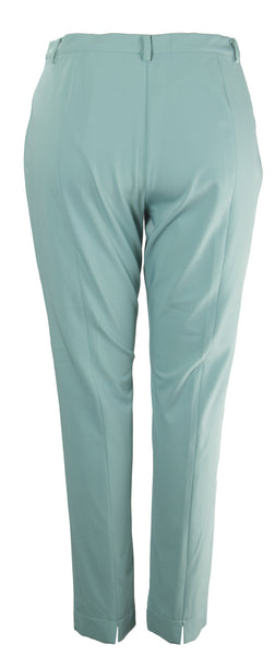 MARINA RINALDI Women's Turquoise Regio Super Slim Pants $355 NWT