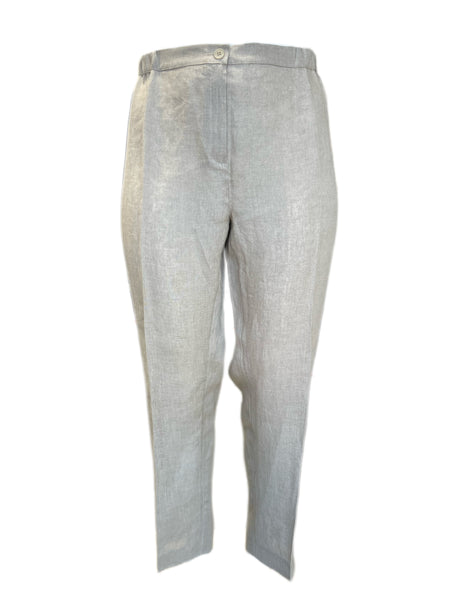 Marina Rinaldi Women's Beige Regione Straight Leg Pants NWT