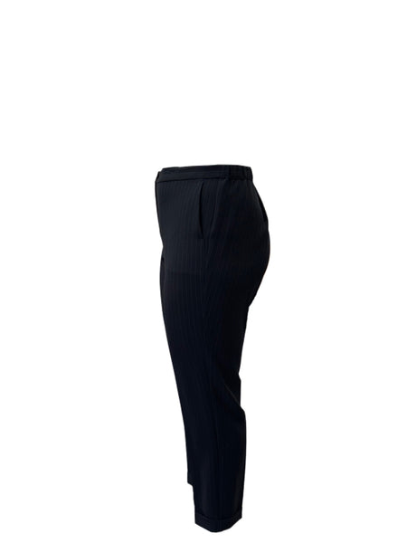 Marina Rinaldi Women's Black Regolare Straight Leg Pants NWT