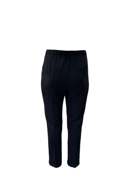 Marina Rinaldi Women's Black Regolare Straight Leg Pants NWT