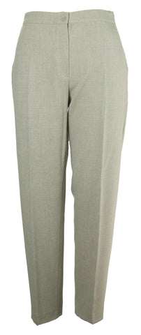 MARINA RINALDI Women's Beige Regista Original Slim Pants $275 NWT