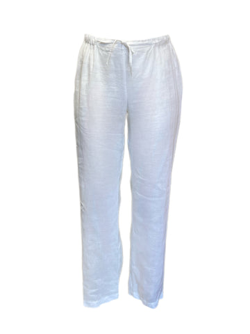 Marina Rinaldi Women's White Registro Len Skinny Pants Size 12W/21 NWT