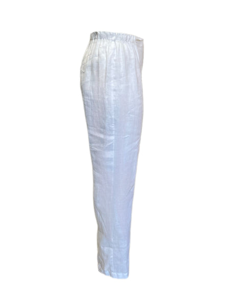 Marina Rinaldi Women's White Registro Len Skinny Pants Size 12W/21 NWT