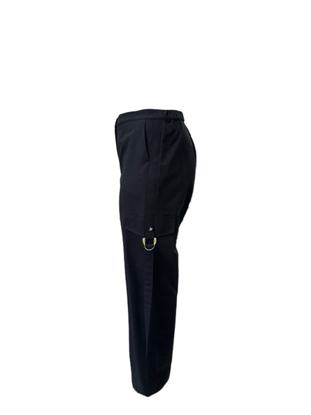 Marina Rinaldi Women's Black Registro Straight Leg Pants NWT