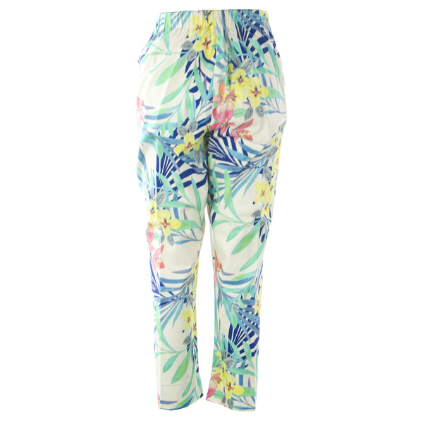 MARINA RINALDI Women's Registro Printed Pants $290 NWT