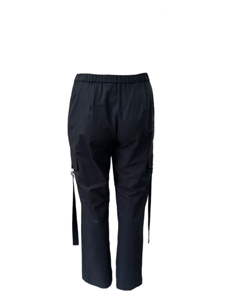 Marina Rinaldi Women's Black Registro Straight Leg Pants NWT