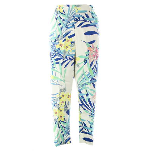 MARINA RINALDI Women's Registro Printed Pants $290 NWT