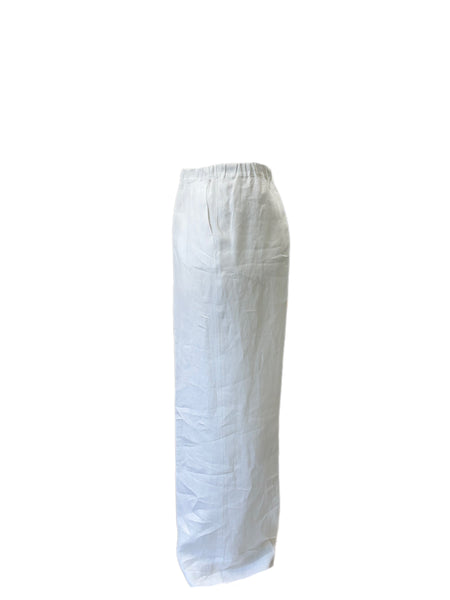 Marina Rinaldi Women's White Regolare Straight Leg Pants NWT