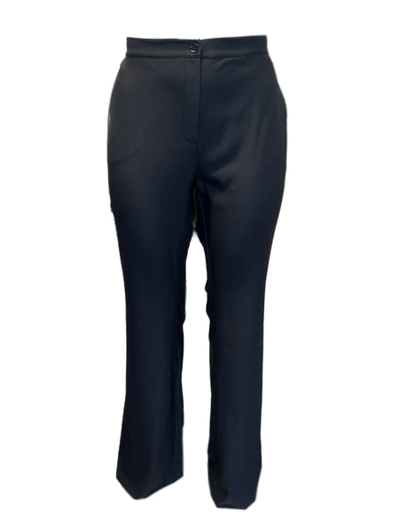 Marina Rinaldi Women's Black Remi Straight Leg Pants NWT