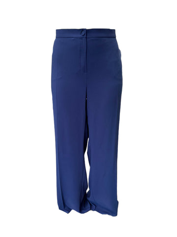 Marina Rinaldi Women's Blue Remino Straight Leg Pants NWT