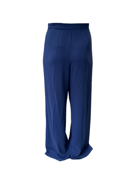 Marina Rinaldi Women's Blue Remino Straight Leg Pants NWT