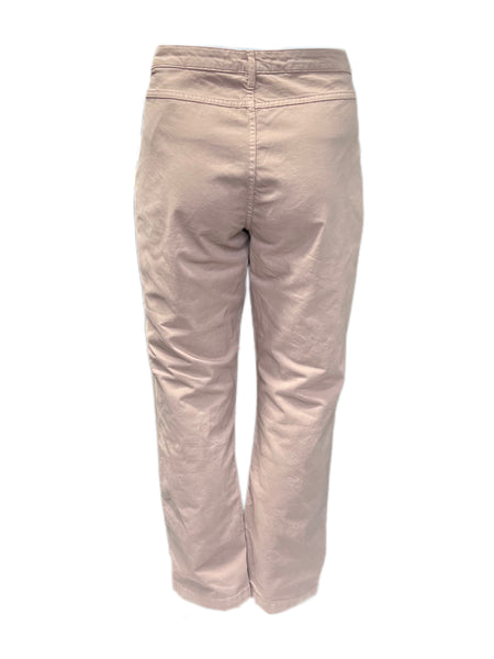 Marina Rinaldi Women's Beige Renata Straight Pants NWT