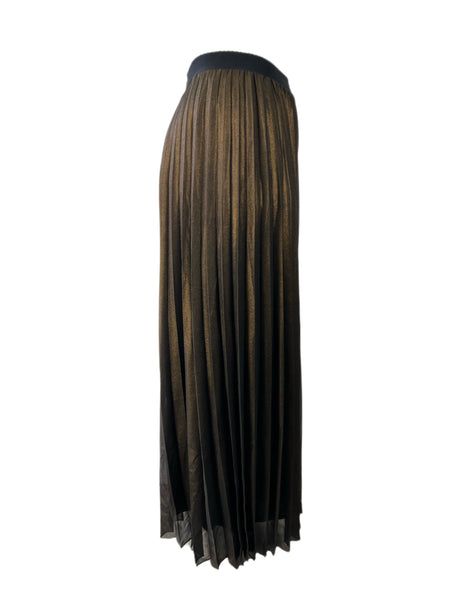 Marina Rinaldi Women's Brown Rendita Pleated Wide Leg Pants NWT