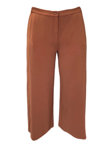 Marina Rinaldi Women's Brown Reno Straight Leg Pants Size 12W/21 NWT