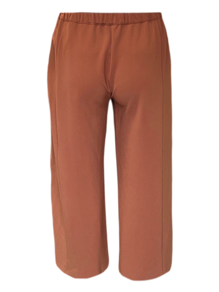 Marina Rinaldi Women's Brown Reno Straight Leg Pants Size 12W/21 NWT