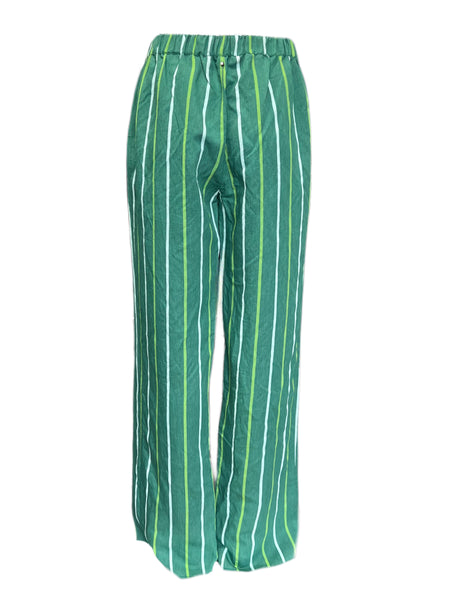 Marina Rinaldi Women's Green Retina Straight Leg Pants NWT