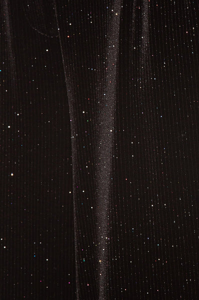 RETROFETE Women's Black Glitter Velvet Mary Pants $345 NWT