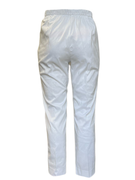 Marina Rinaldi Women's White Retta Low Rise Slim Pants Size 14W/23 NWT