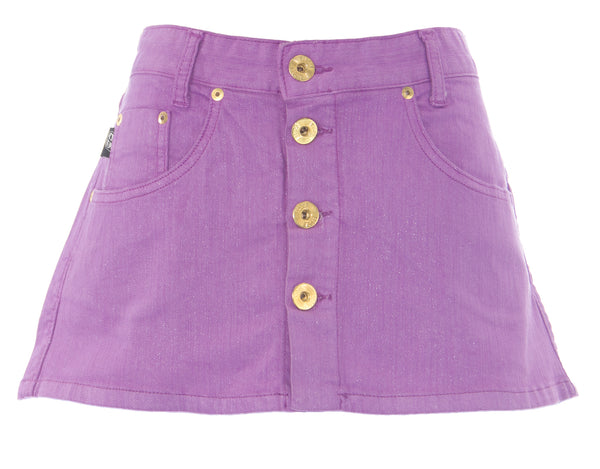 DIESEL Women's VINTAGE Purple Revolution Mini Skirt #55380 MSRP $130 Sz 25 NWT