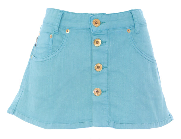 DIESEL Women's VINTAGE Turquoise Revolution Skirt #55380 MSRP $130 Sz 27 NWT