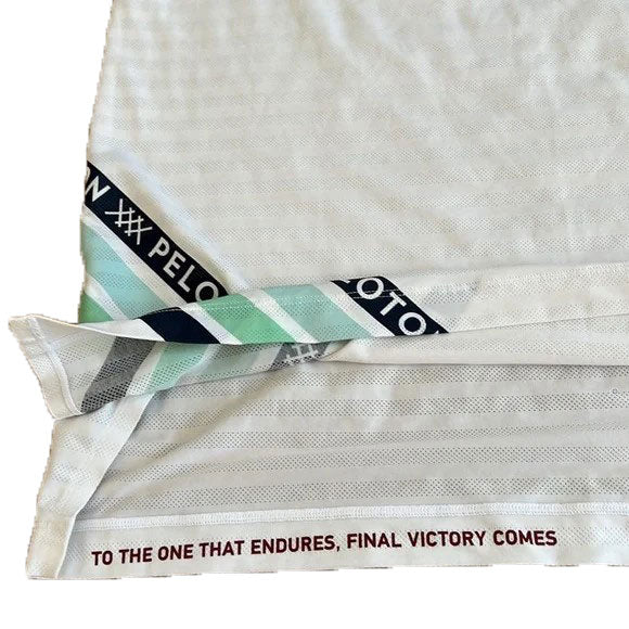 RHONE Men's White Stripe Swift Short Sleeve Tee 100201 $68 NWT