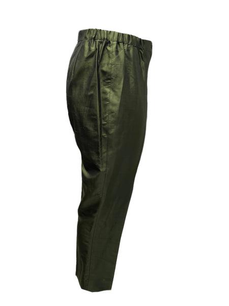 Marina Rinaldi Women's Green Rialto Straight Pants NWT