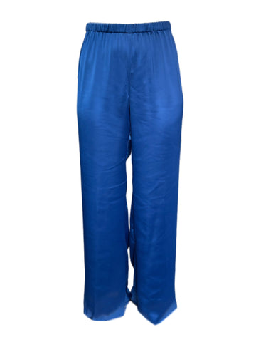 Marina Rinaldi Women's Electric Blue Ribes Straight Pants Size 20W/29 NWOT