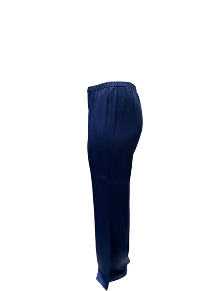 Marina Rinaldi Women's Blue Ribes Straight Leg Pants NWT