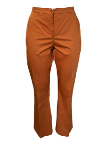 Marina Rinaldi Women's Brown Riccardo Straight Leg Pants Size 20W/29 NWT