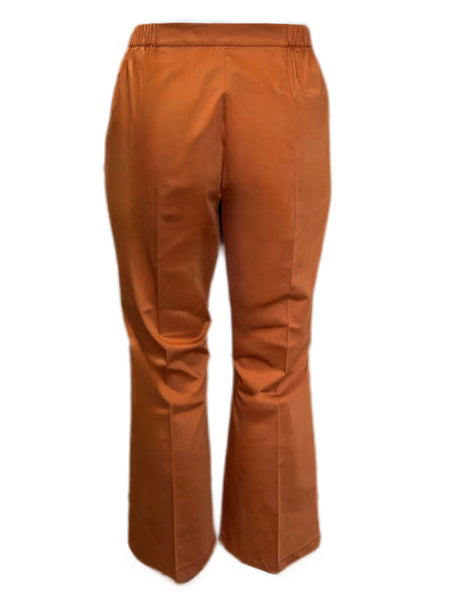 Marina Rinaldi Women's Brown Riccardo Straight Leg Pants Size 20W/29 NWT