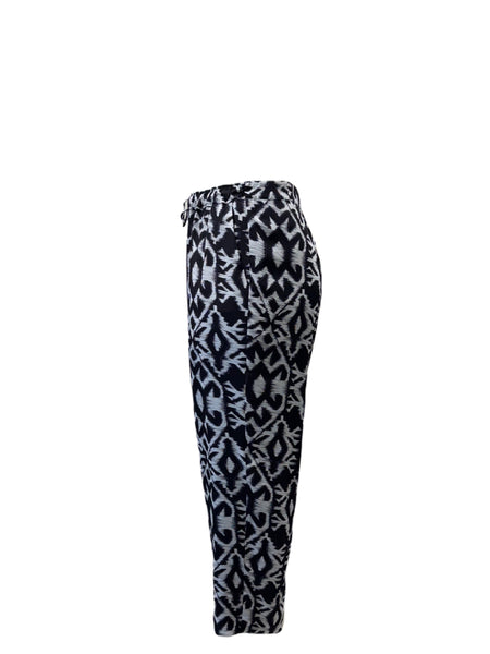 Marina Rinaldi Women's Black Riccioli Straight Leg Pants NWT