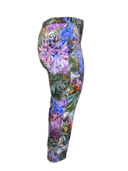Marina Rinaldi Women's Multicoloured Riccioli Skinny Pants NWT