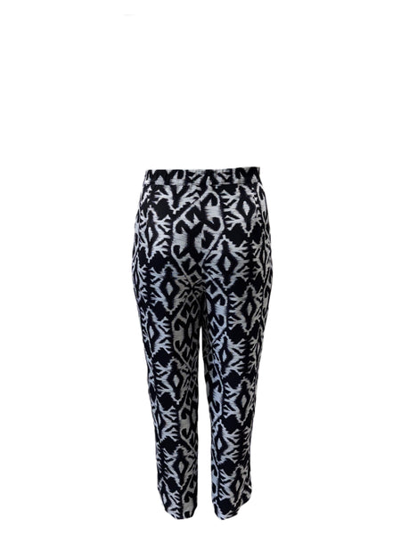 Marina Rinaldi Women's Black Riccioli Straight Leg Pants NWT