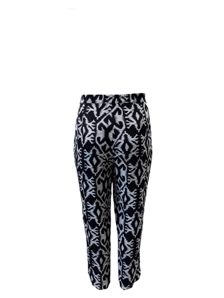 Marina Rinaldi Women's Black Riccioli Straight Leg Pants NWT