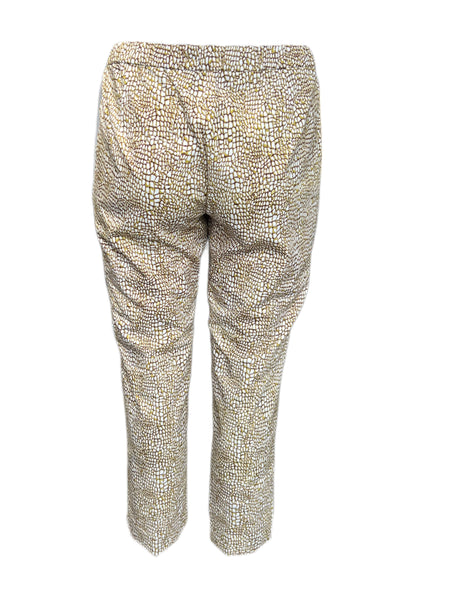 Marina Rinaldi Women's Yellow Ricci Skinny Pants NWT